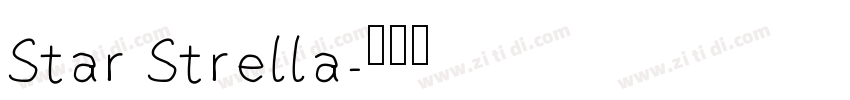 Star Strella字体转换